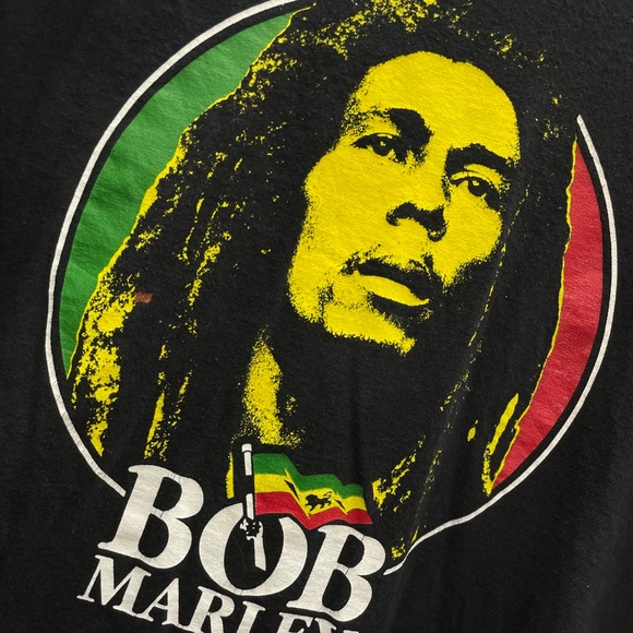 Vintage Bob Marley Zion Tee Men’s XL Black Rootswear Reggae Graphic Shirt - Picture 2 of 3